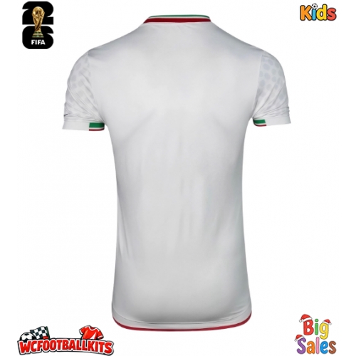 Iran Replica Home Stadium Kit for Kids World Cup 2026 Short Sleeve (+ pants)